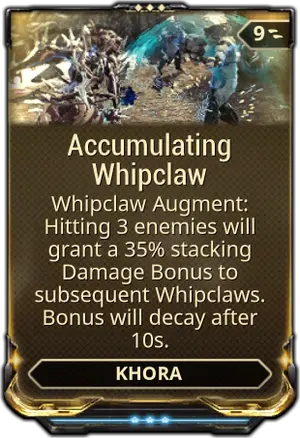 Accumulating Whipclaw mod card
