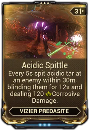 Acidic Spittle mod card