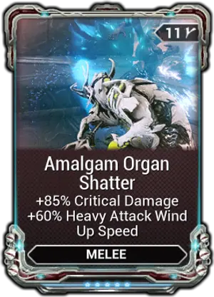 Amalgam Organ Shatter mod card