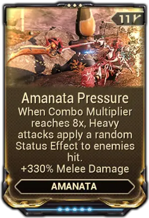 Amanata Pressure mod card