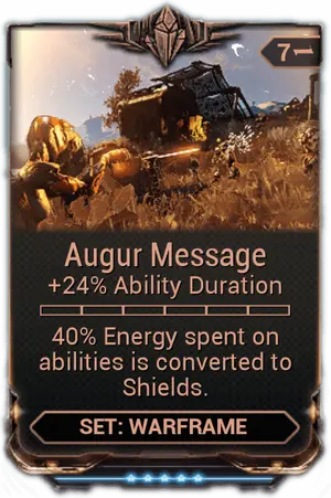 Augur Message mod card