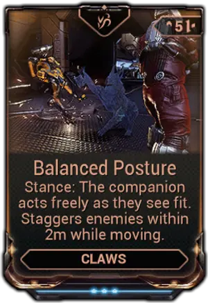 Balanced Posture mod card