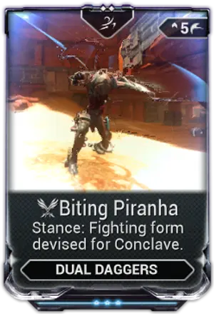 Biting Piranha mod card