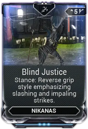 Blind Justice mod card