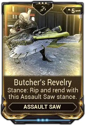 Butcher's Revelry mod card