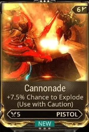 Cannonade mod card