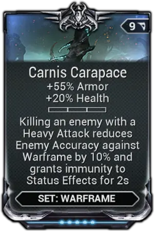Carnis Carapace mod card
