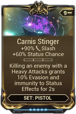 Carnis Stinger mod card