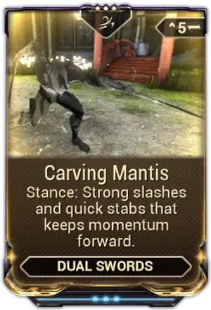 Carving Mantis mod card