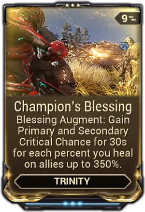 Champion's Blessing mod card
