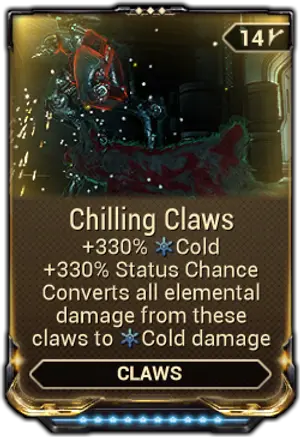 Chilling Claws mod card