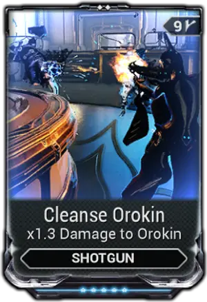 Cleanse Orokin mod card