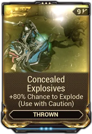 Concealed Explosives mod card