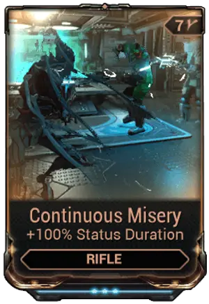 Continuous Misery mod card