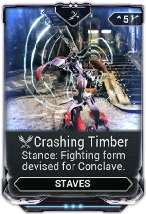 Crashing Timber mod card