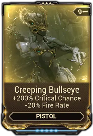 Creeping Bullseye mod card
