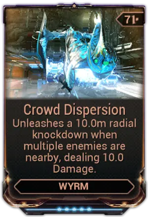 Crowd Dispersion mod card