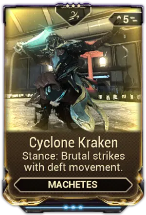 Cyclone Kraken mod card