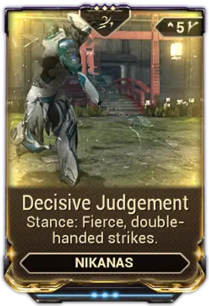 Decisive Judgement mod card