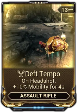 Deft Tempo mod card