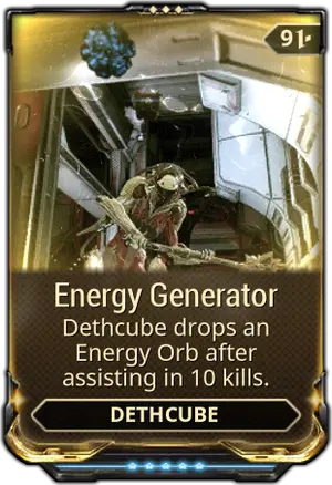 Energy Generator mod card
