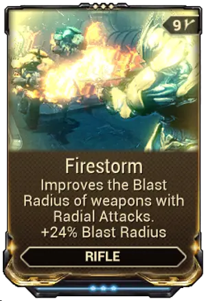 Firestorm mod card