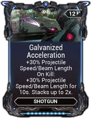 Galvanized Acceleration mod card