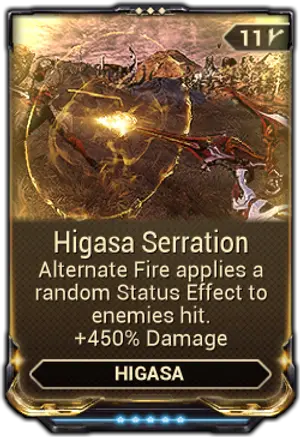 Higasa Serration mod card