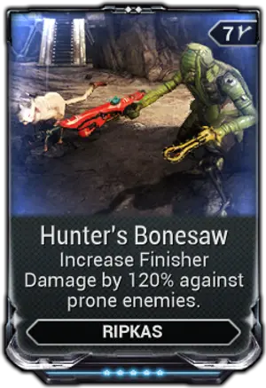 Hunter's Bonesaw mod card