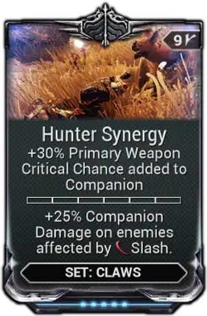 Hunter Synergy mod card
