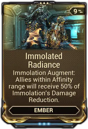 Immolated Radiance mod card