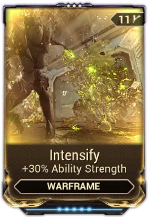 Intensify mod card