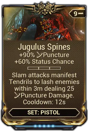 Jugulus Spines mod card