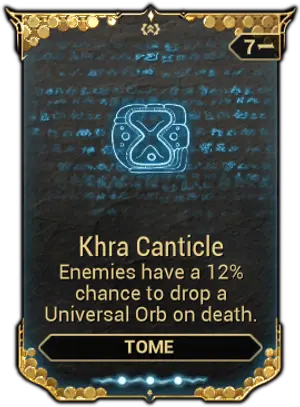 Khra Canticle mod card