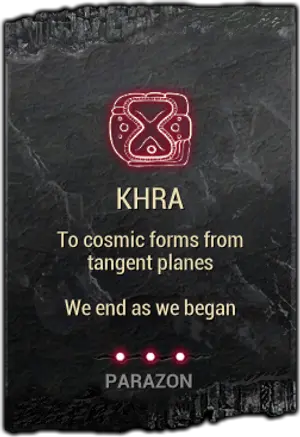 Khra mod card