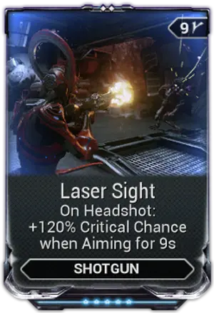 Laser Sight mod card