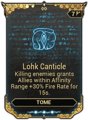 Lohk Canticle mod card