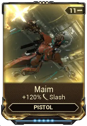 Maim mod card