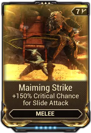 Maiming Strike mod card