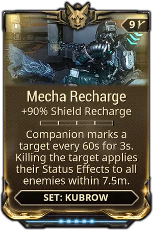 Mecha Recharge mod card