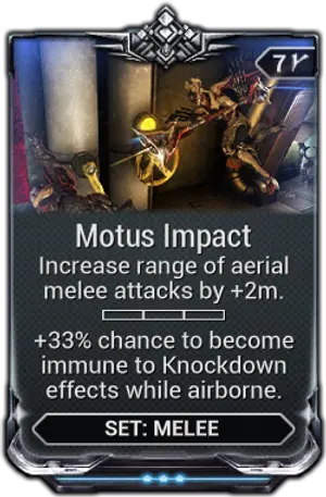 Motus Impact mod card