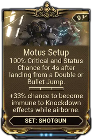 Motus Setup mod card