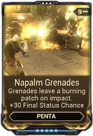 Napalm Grenades mod card