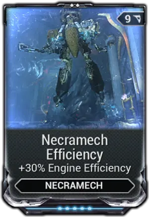 Necramech Efficiency mod card
