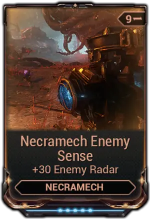Necramech Enemy Sense mod card