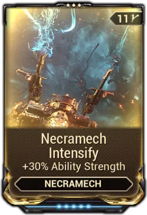 Necramech Intensify mod card