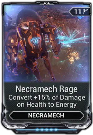 Necramech Rage mod card