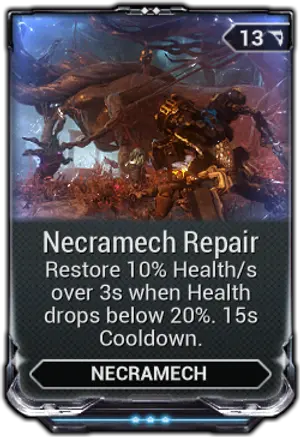 Necramech Repair mod card