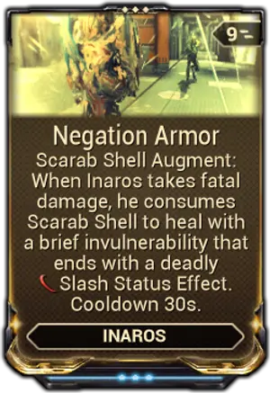Negation Armor mod card