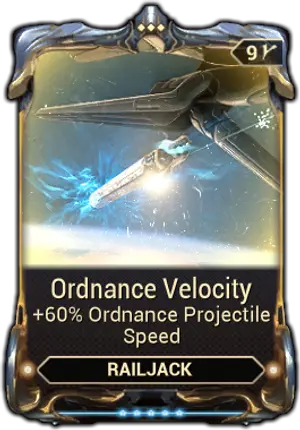 Ordnance Velocity mod card